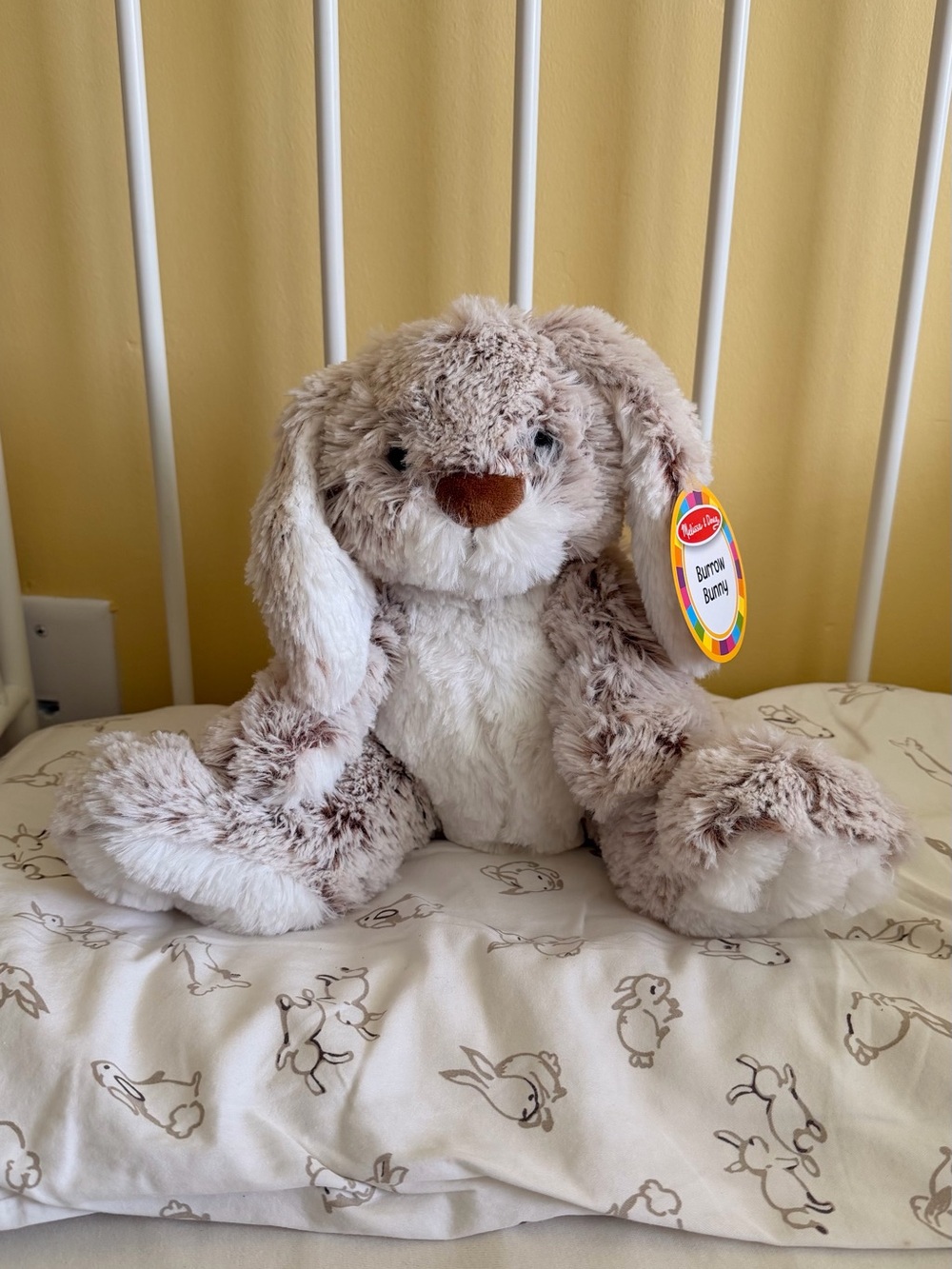 Plush Bunny Stuffed Animal - Melissa & Doug Burrow Bunny
